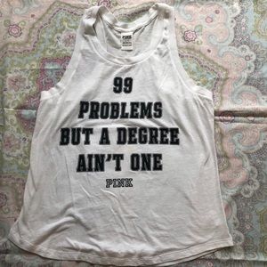 VIctoria Secret Pink Graduation Tank